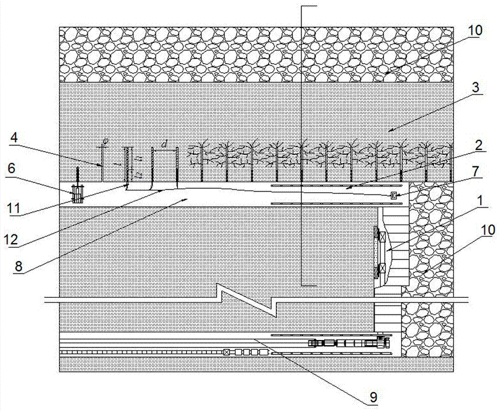 Method for controlling roadway deformation by presplitting blasting pressure release of base angle of roadway protection coal pillar