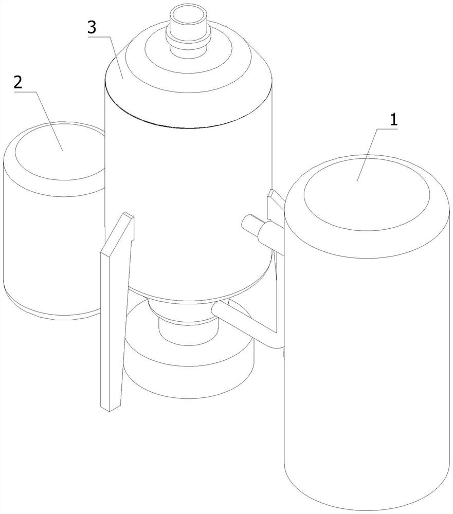 Impurity removing device for oil exploration