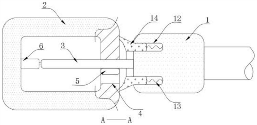 A kind of anti-loosening plug and socket