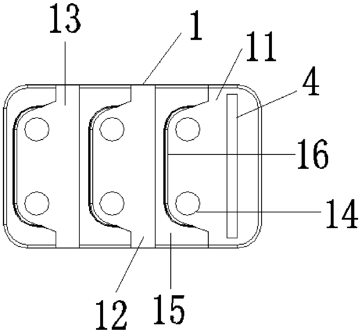 Rapidly connected buckle with fastening length being capable of adjusted as required and manufacturing method thereof