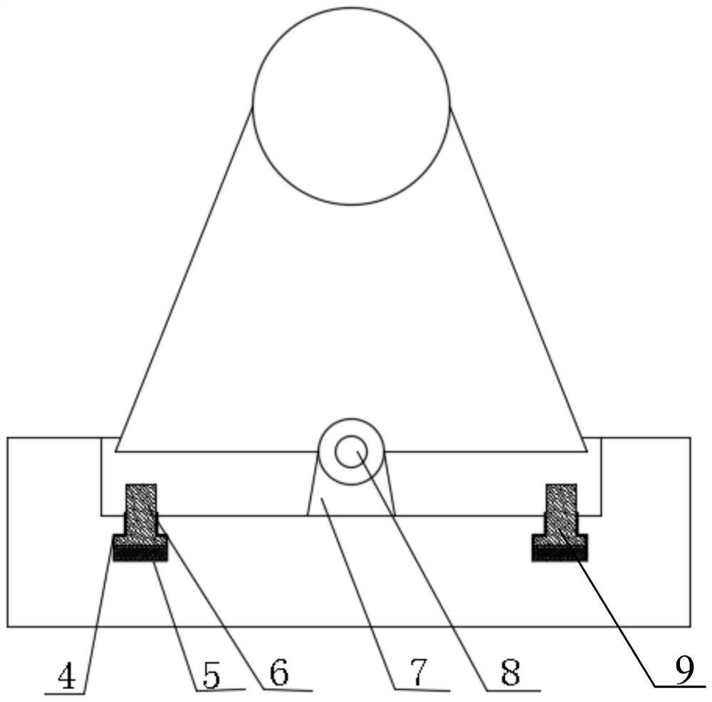 Electromagnetic swing type vibrating screen