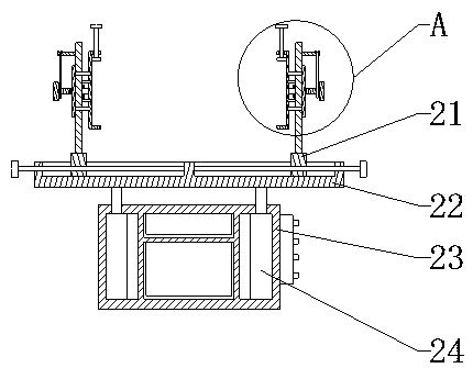 Rotary positioning support used during instrument and apparatus maintenance