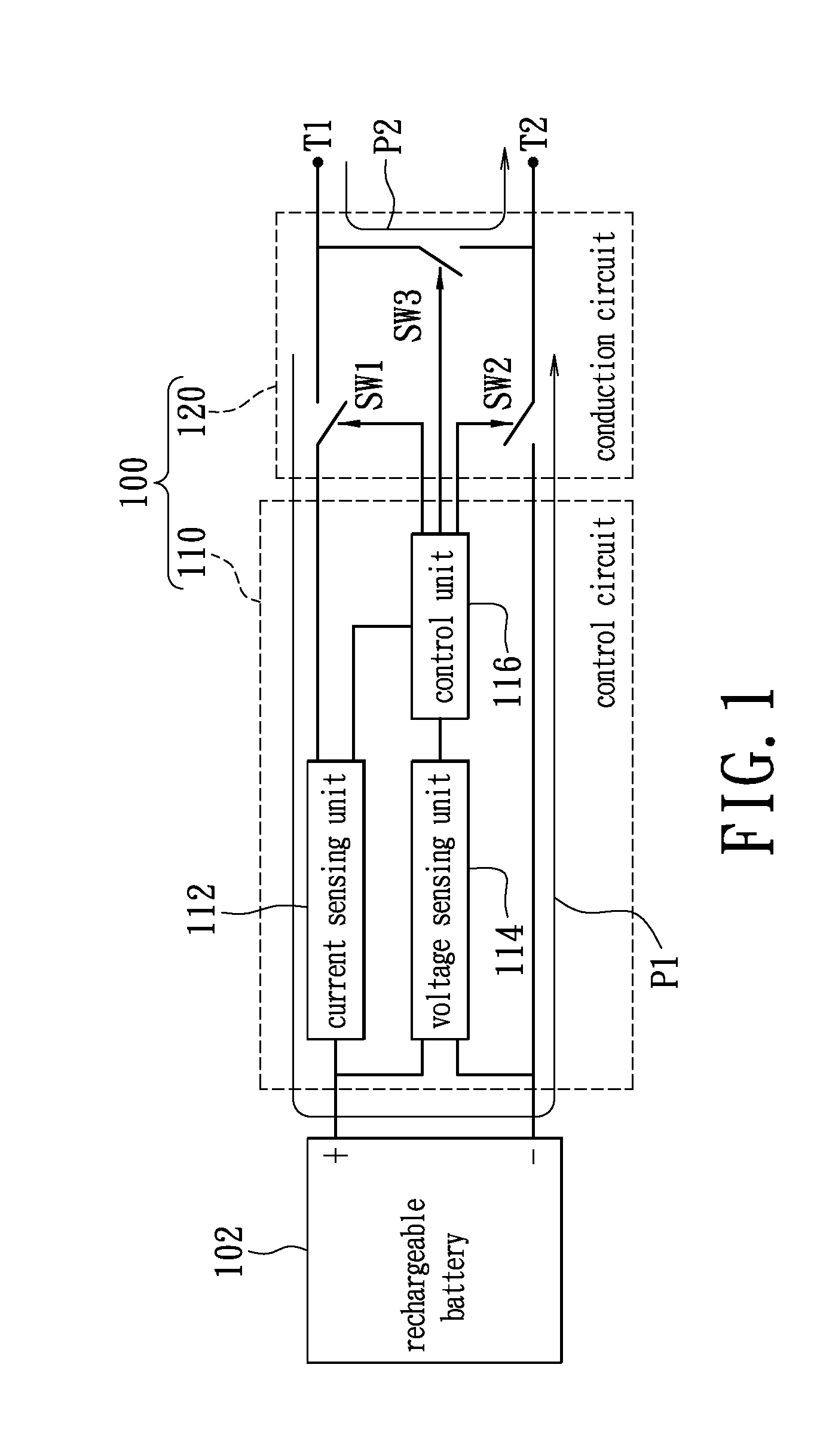 Battery management circuit, battery module and battery management method