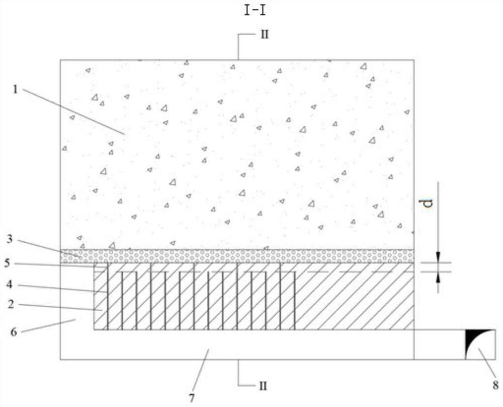 Filling structure for preventing instability of filling body and mining method applying filling structure