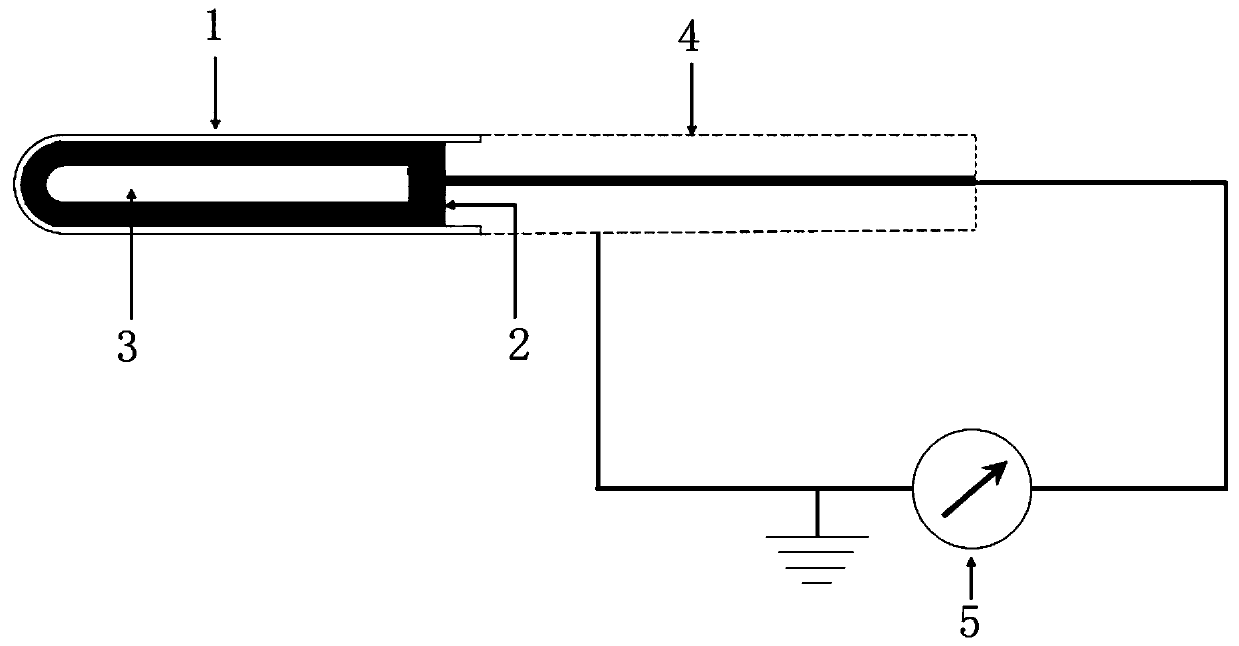 Measuring system for reducing signal response time of self-powered neutron detector