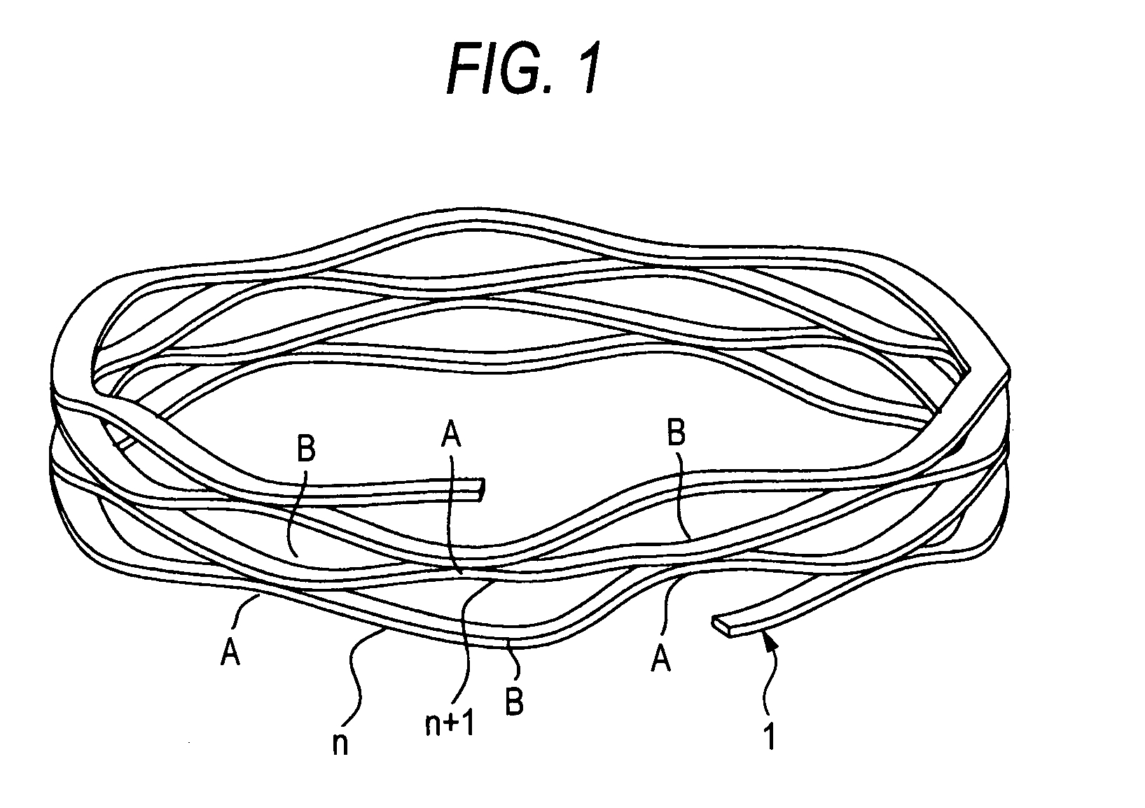 Wave coil spring