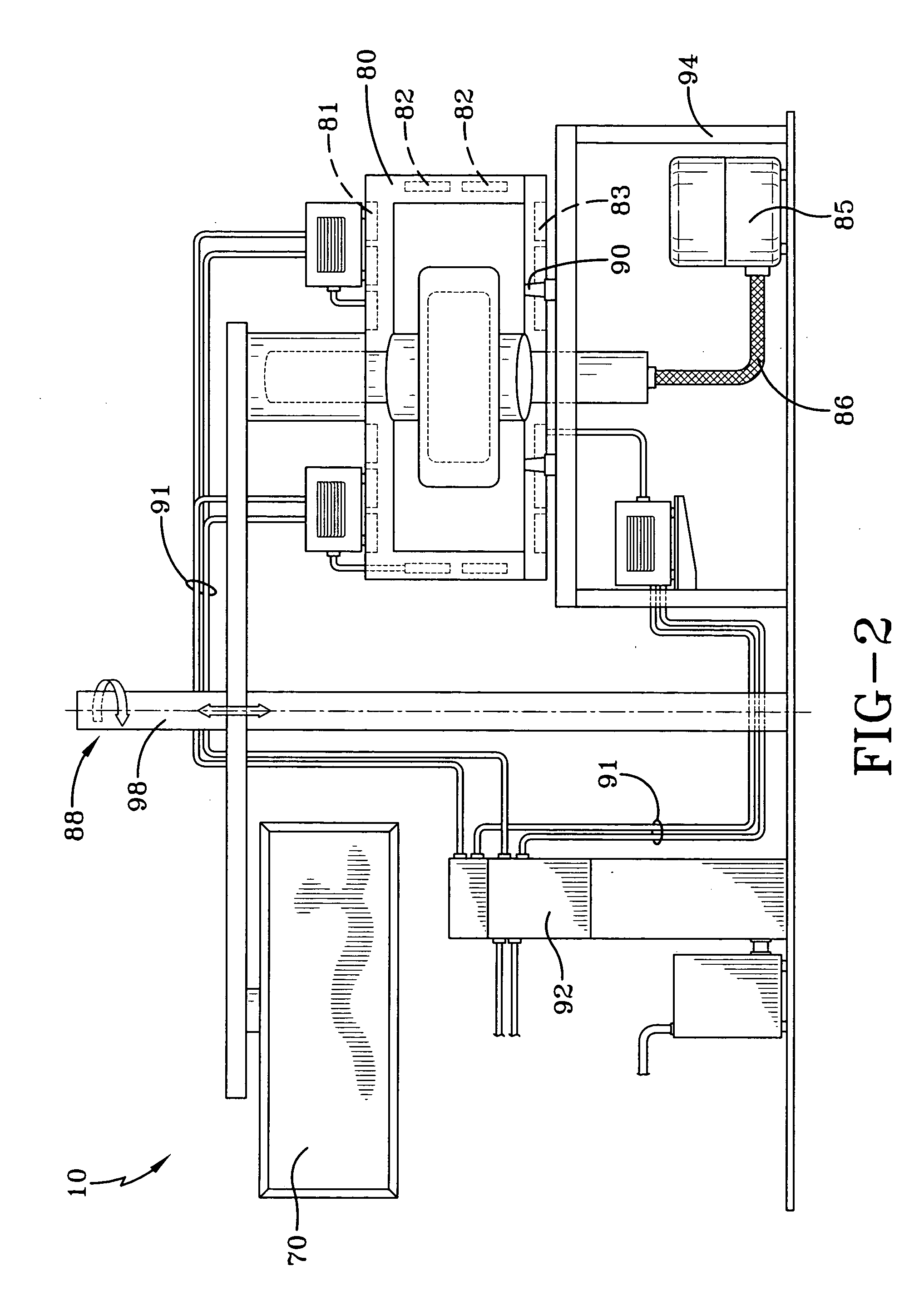 Single station tire curing method and apparatus