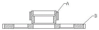 Grinding die for pinion of duplicate gear