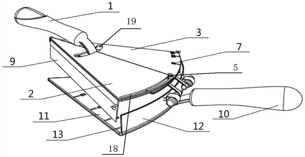 Adjustable pizza cutter knife