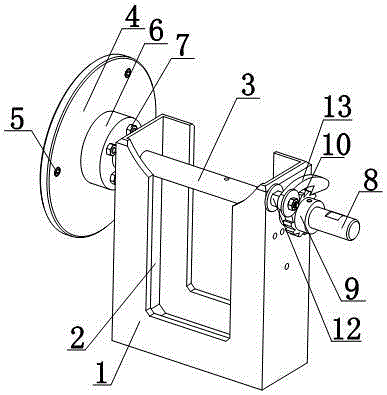 Driving mechanism for winding wheel for newspaper