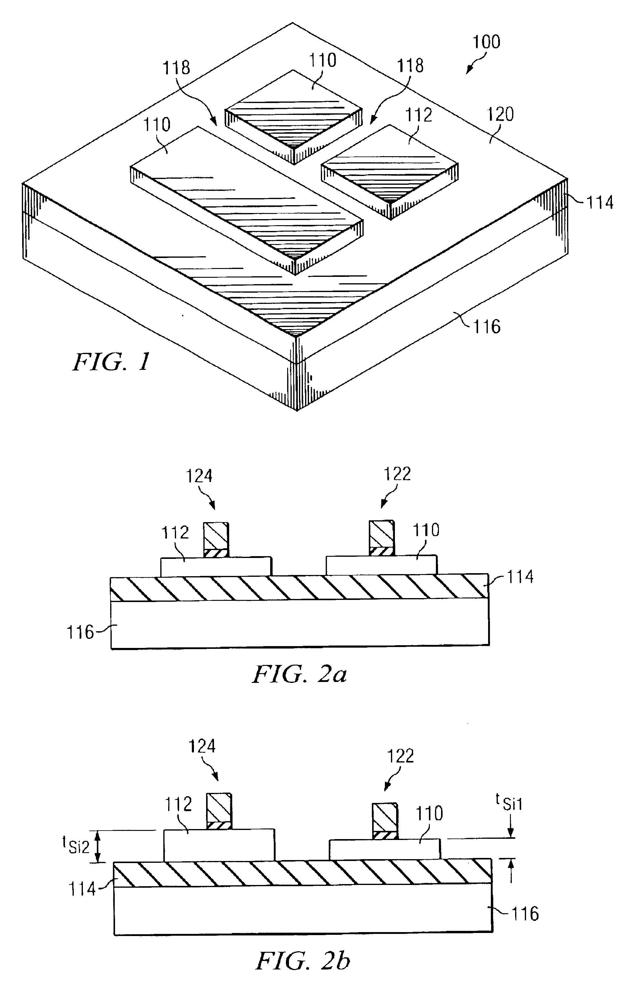 Silicon-on-insulator chip with multiple crystal orientations