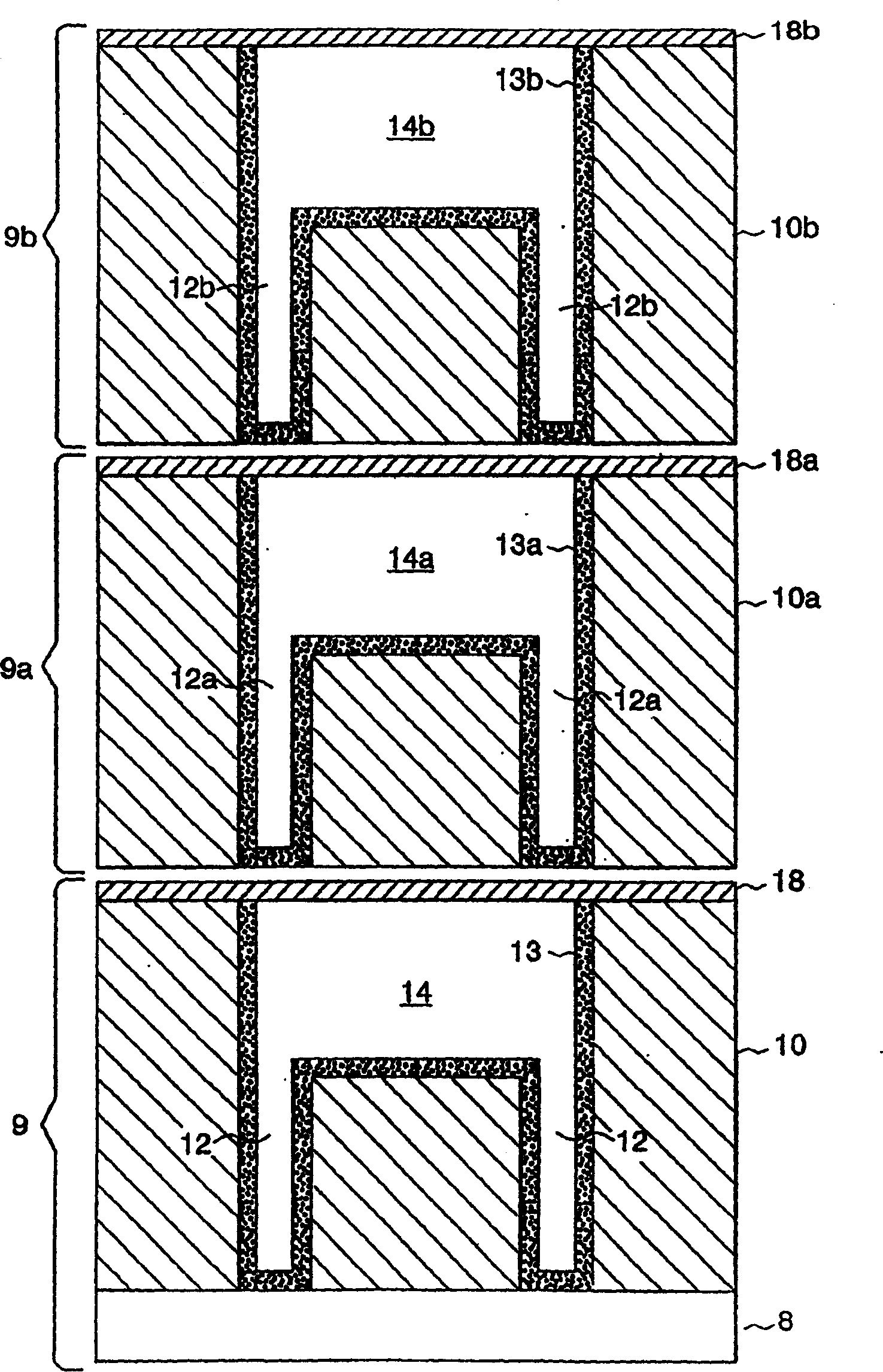 Interconnection structure containing stress regulating covering and its mfg. method