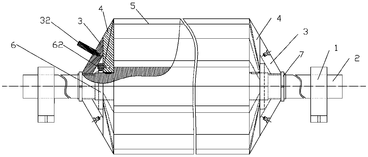 Device for improving dehydrating efficiency of vacuum belt dehydrator and mounting method