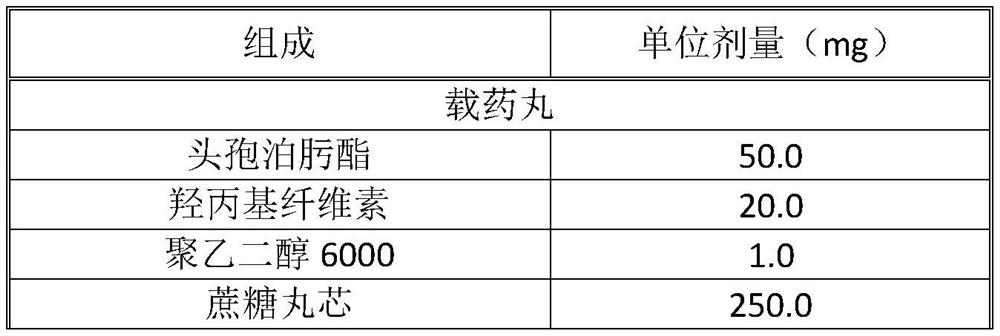 A kind of cefpodoxime axetil taste-masking granules and preparation method thereof