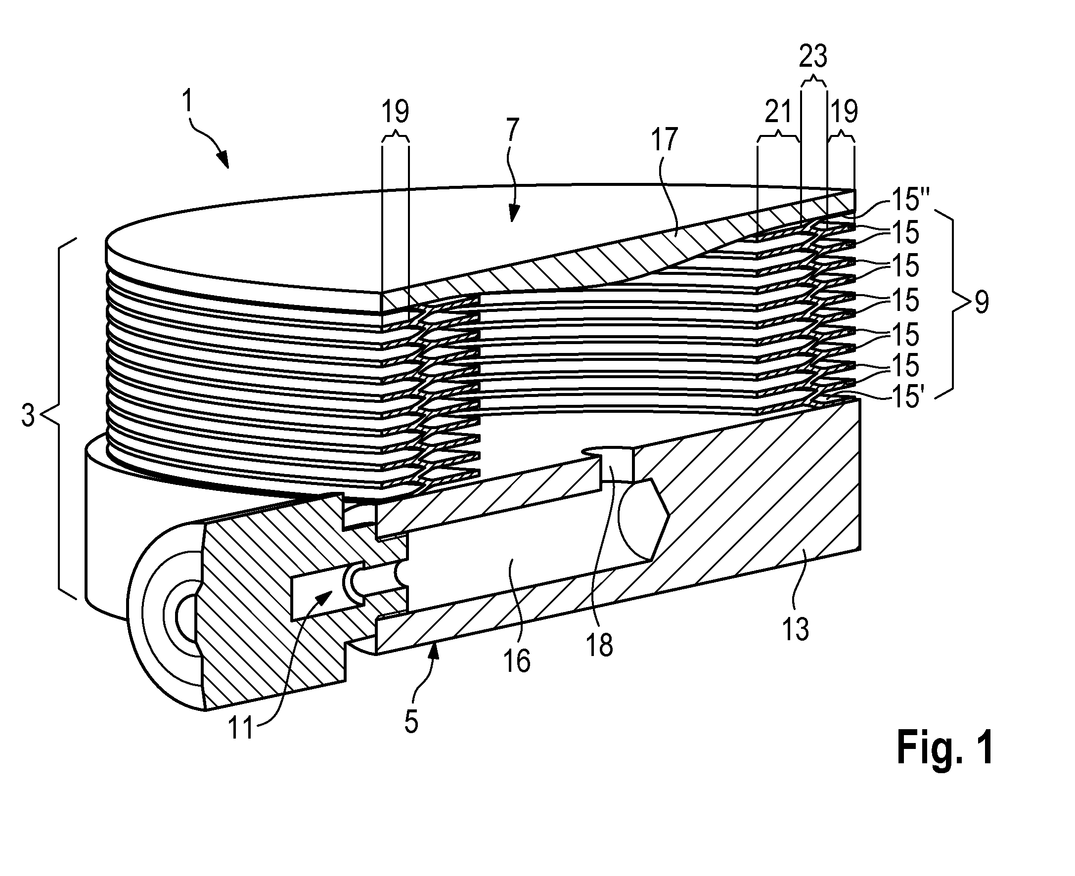 Hydraulic flat cylinder, hydraulic lifting cushion and use thereof, and method for aligning a generator