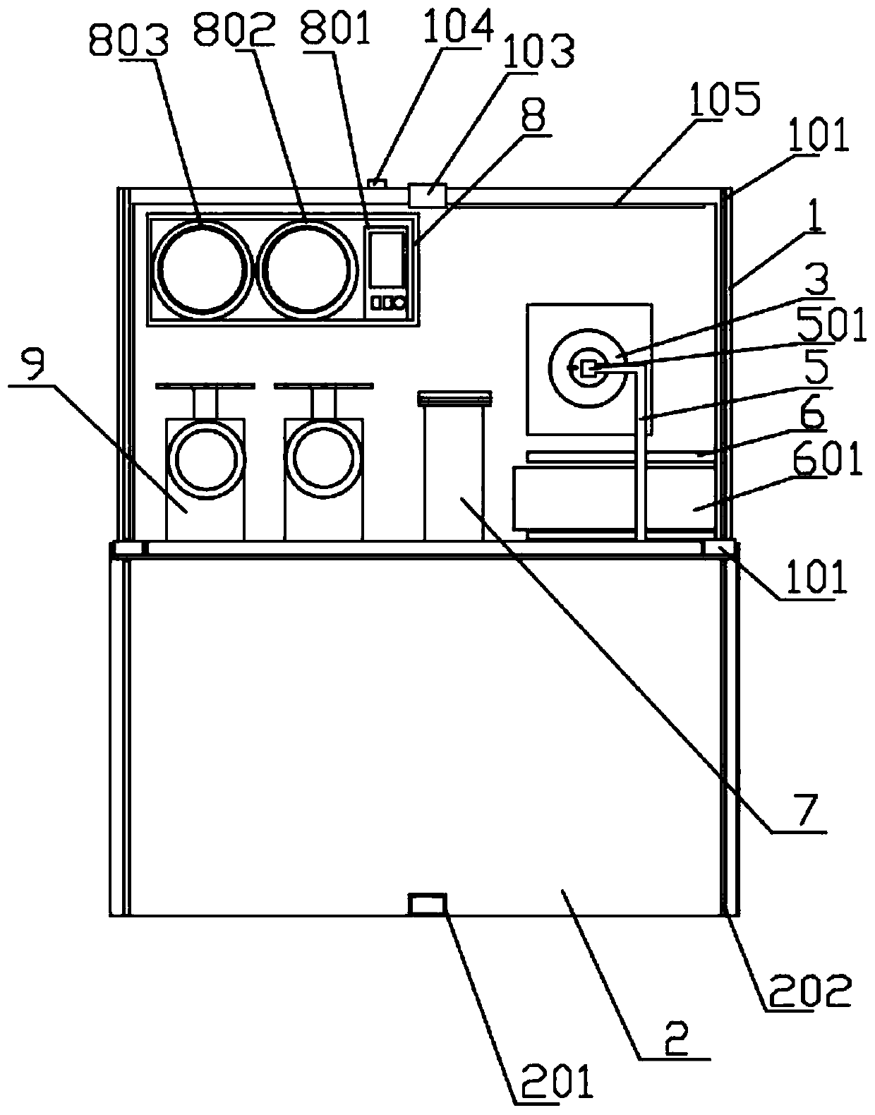 Automatic accommodating box with automatic water hose winding device and system thereof