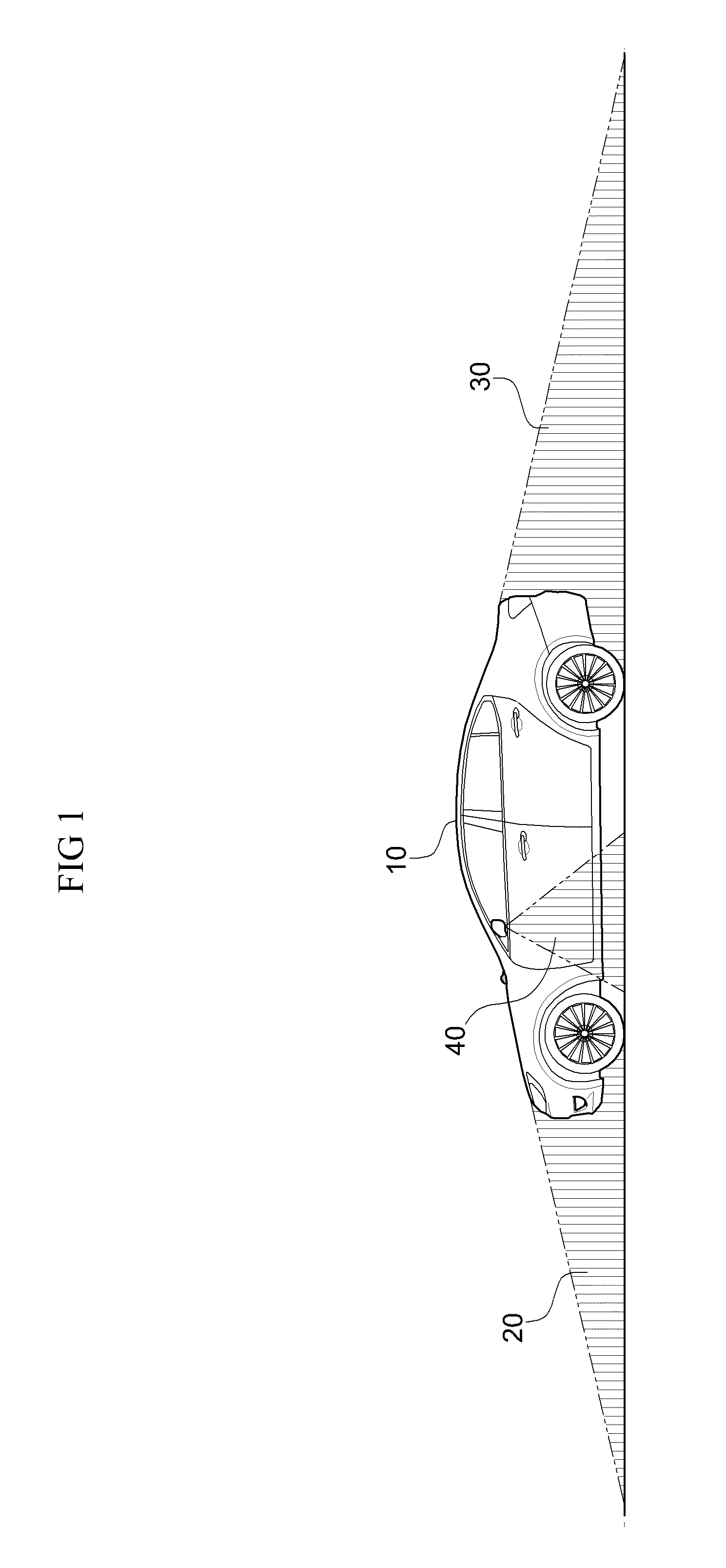 Apparatus and method for displaying a blind spot