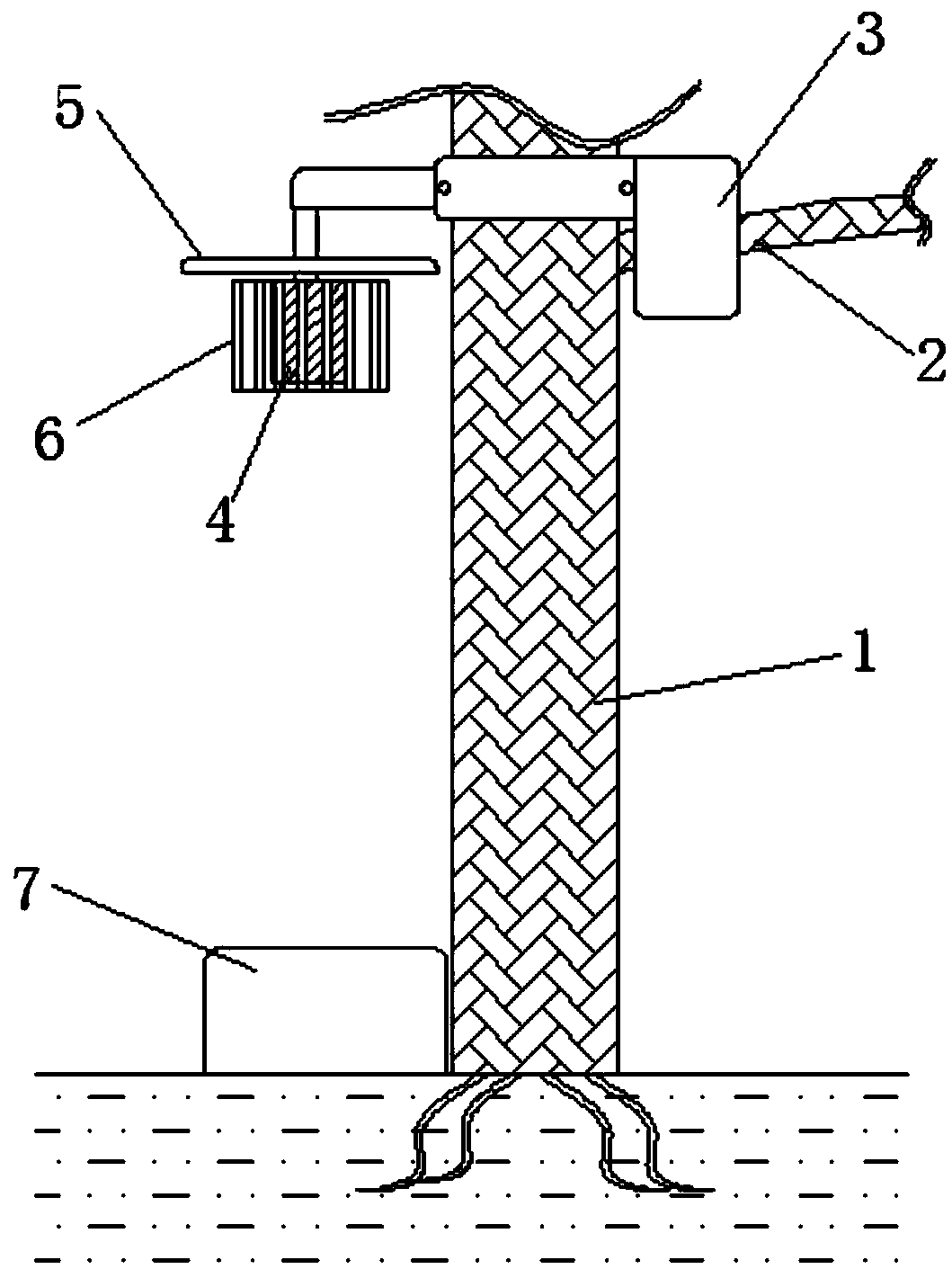 Auxiliary device for cultivating native chickens under the forest and application method of auxiliary device