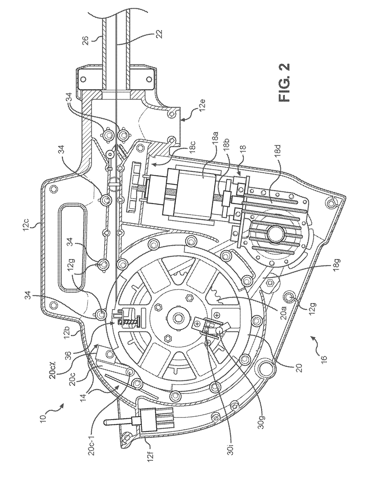 Pivoting tube brush