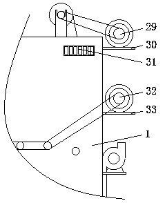Cleaning device for textile fabric