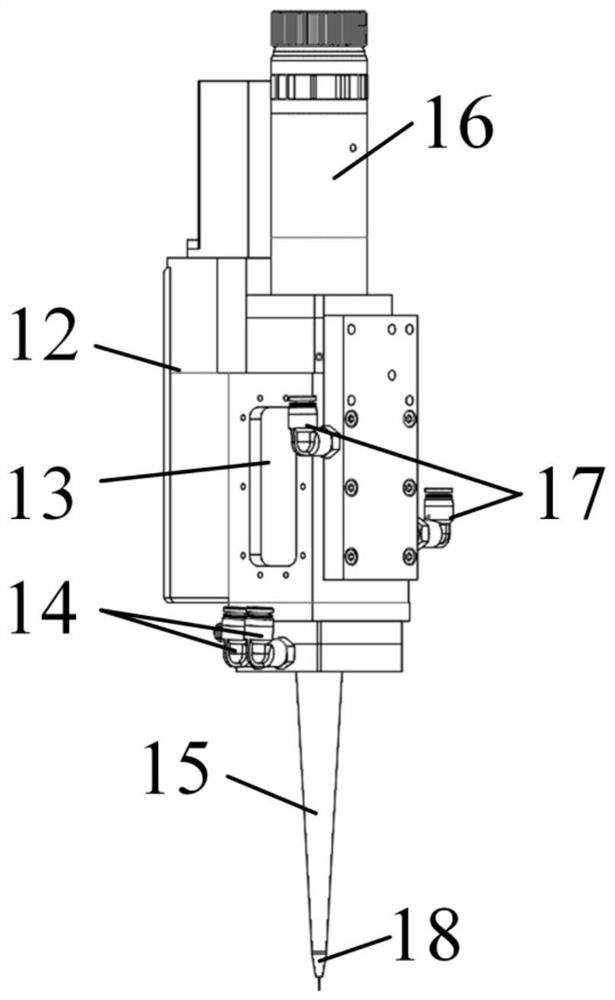Laser cutting device and cutting method for profiled bar