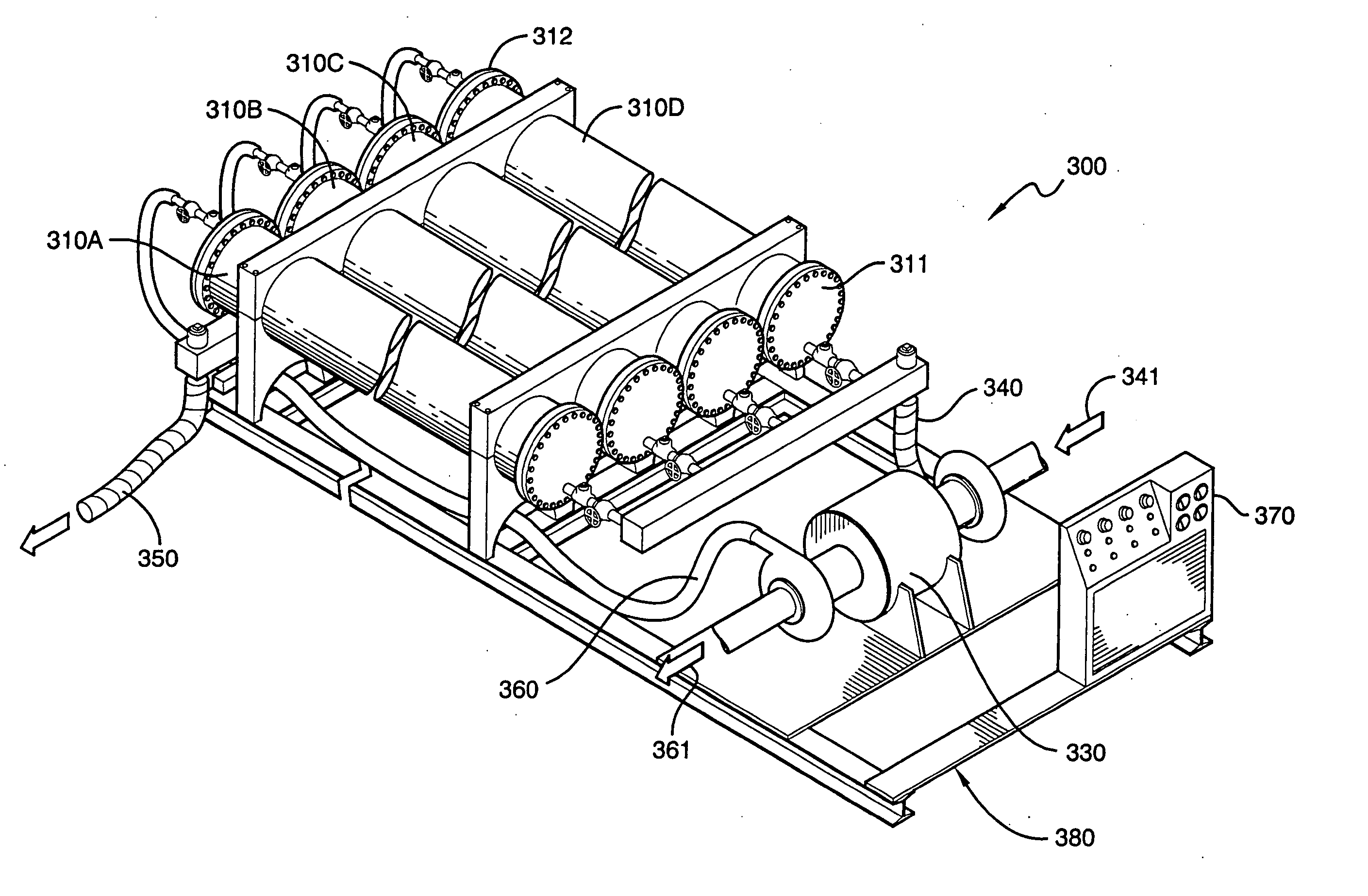 Filtration system with anti-telescoping device
