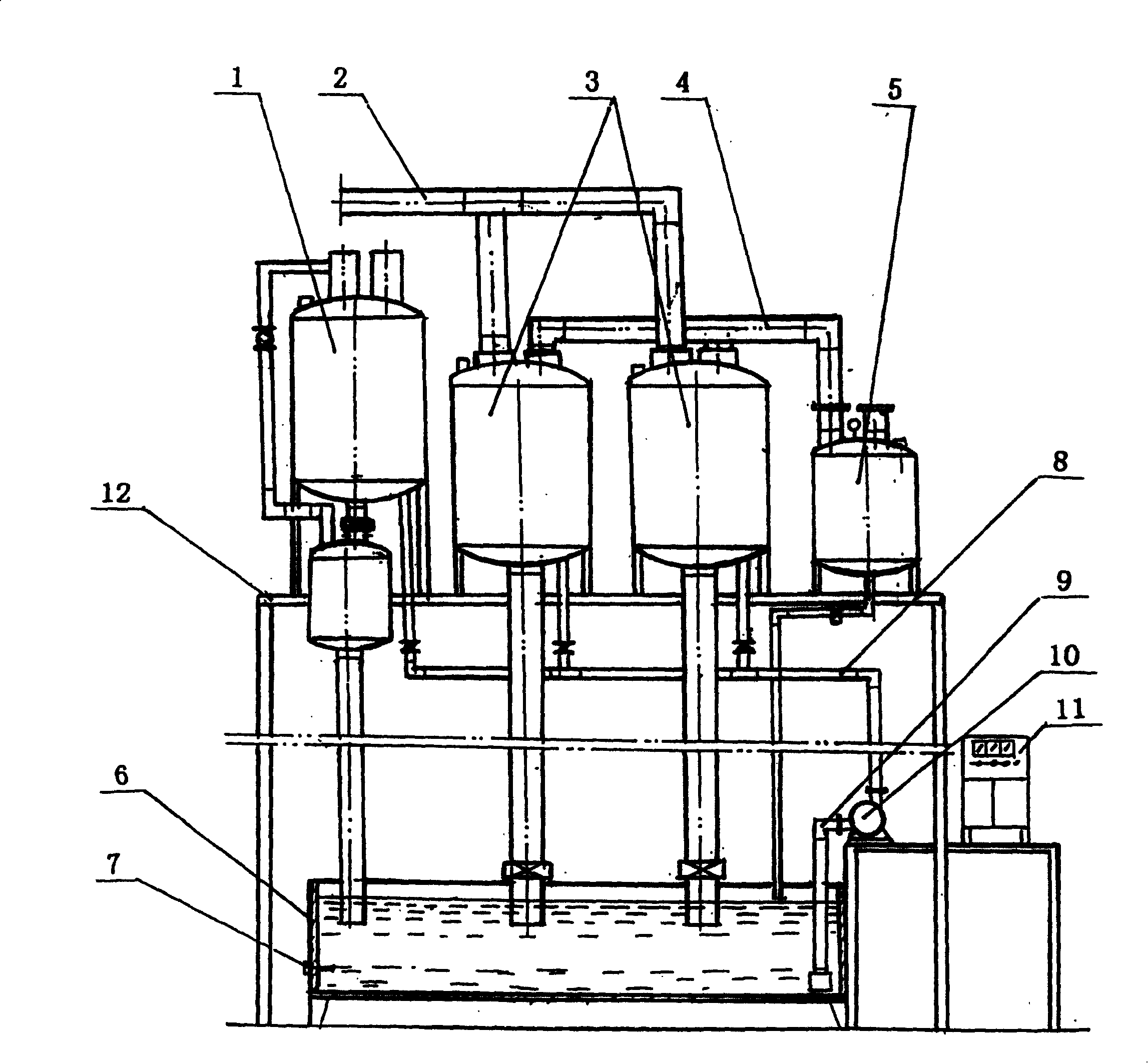 Water plunger type vacuum pump and compressor