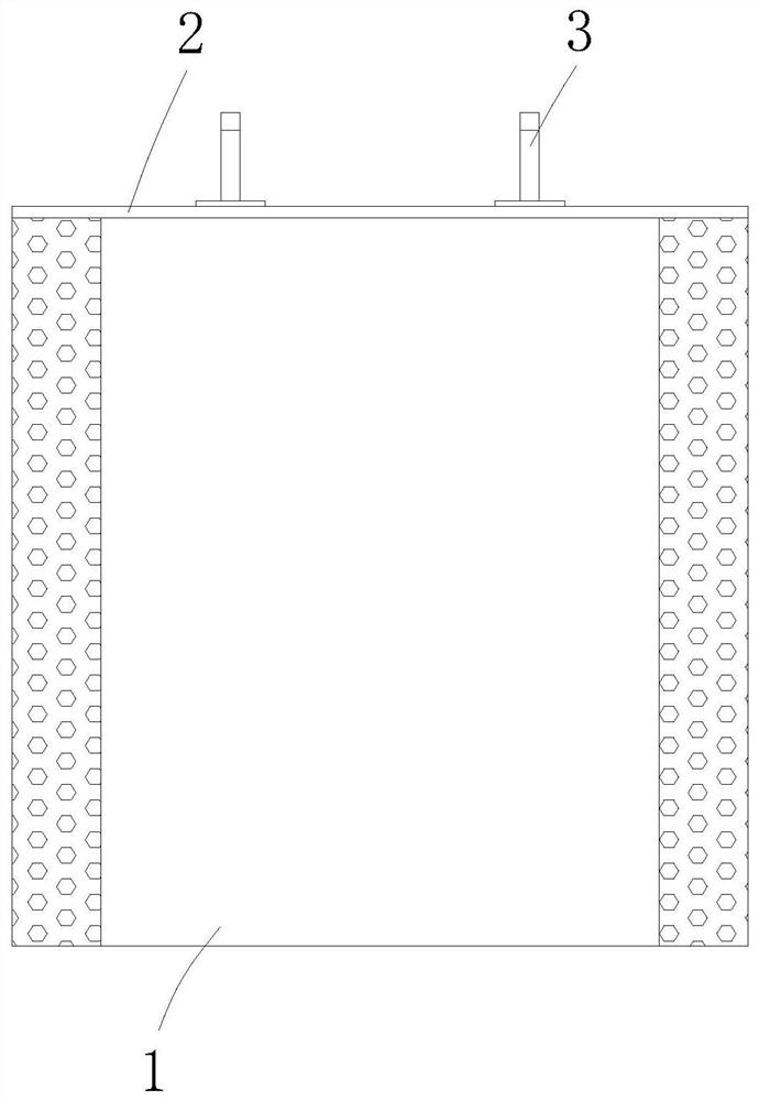 Combined thin-film capacitor for electric automobile charging pile