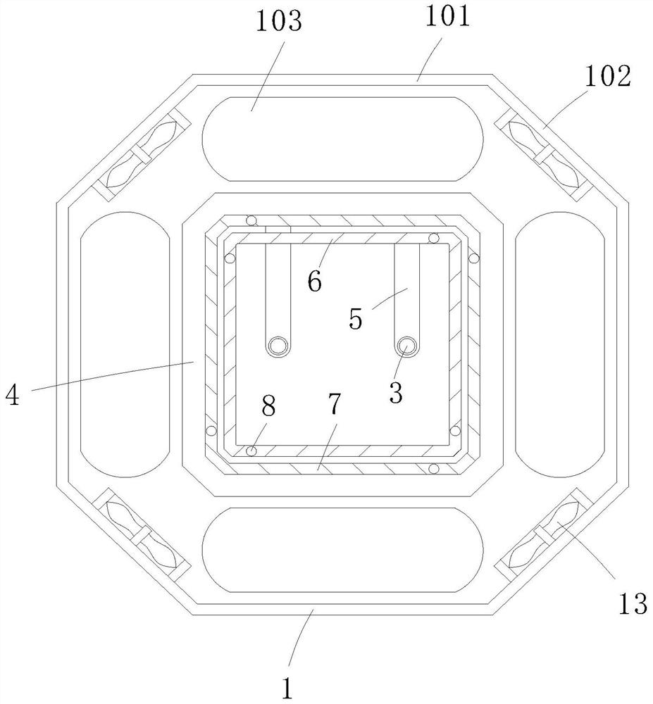 Combined thin-film capacitor for electric automobile charging pile