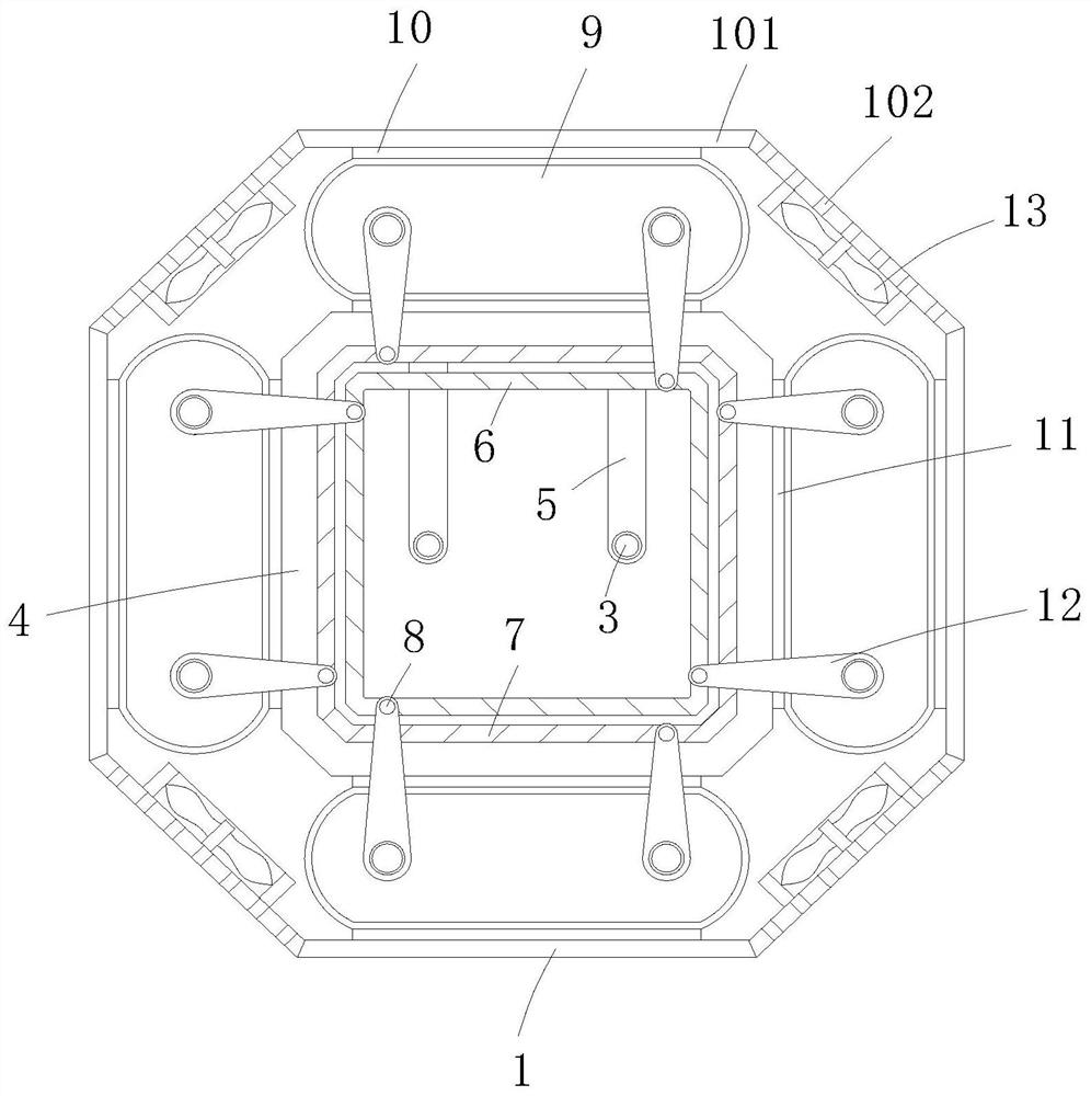 Combined thin-film capacitor for electric automobile charging pile