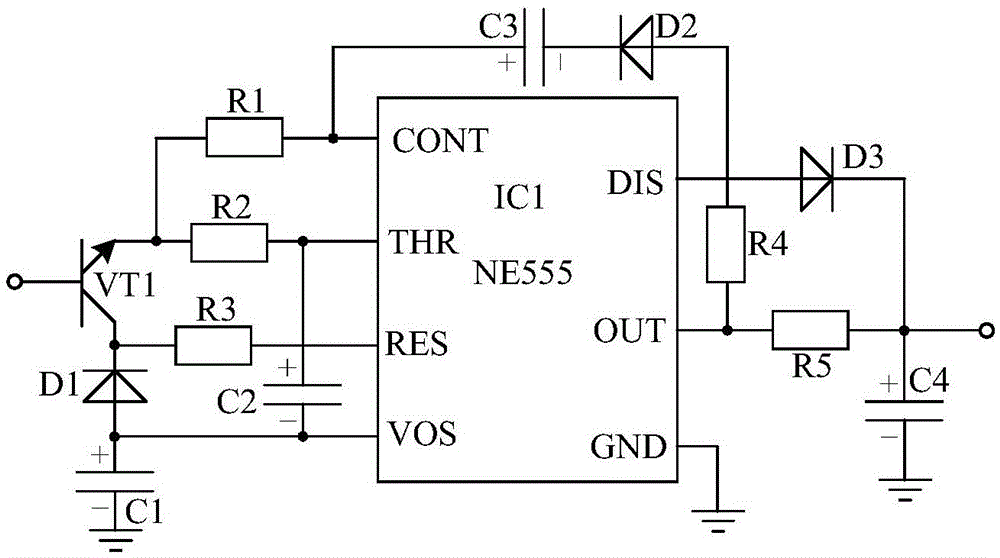 Intelligent control system based on pre-amplification type selection circuit and used for roller shutter door