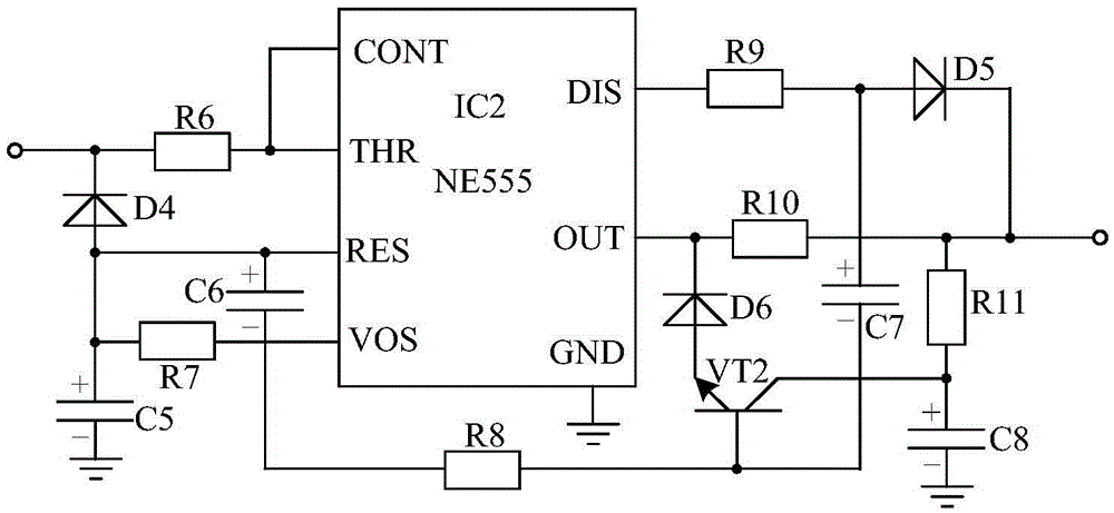 Intelligent control system based on pre-amplification type selection circuit and used for roller shutter door
