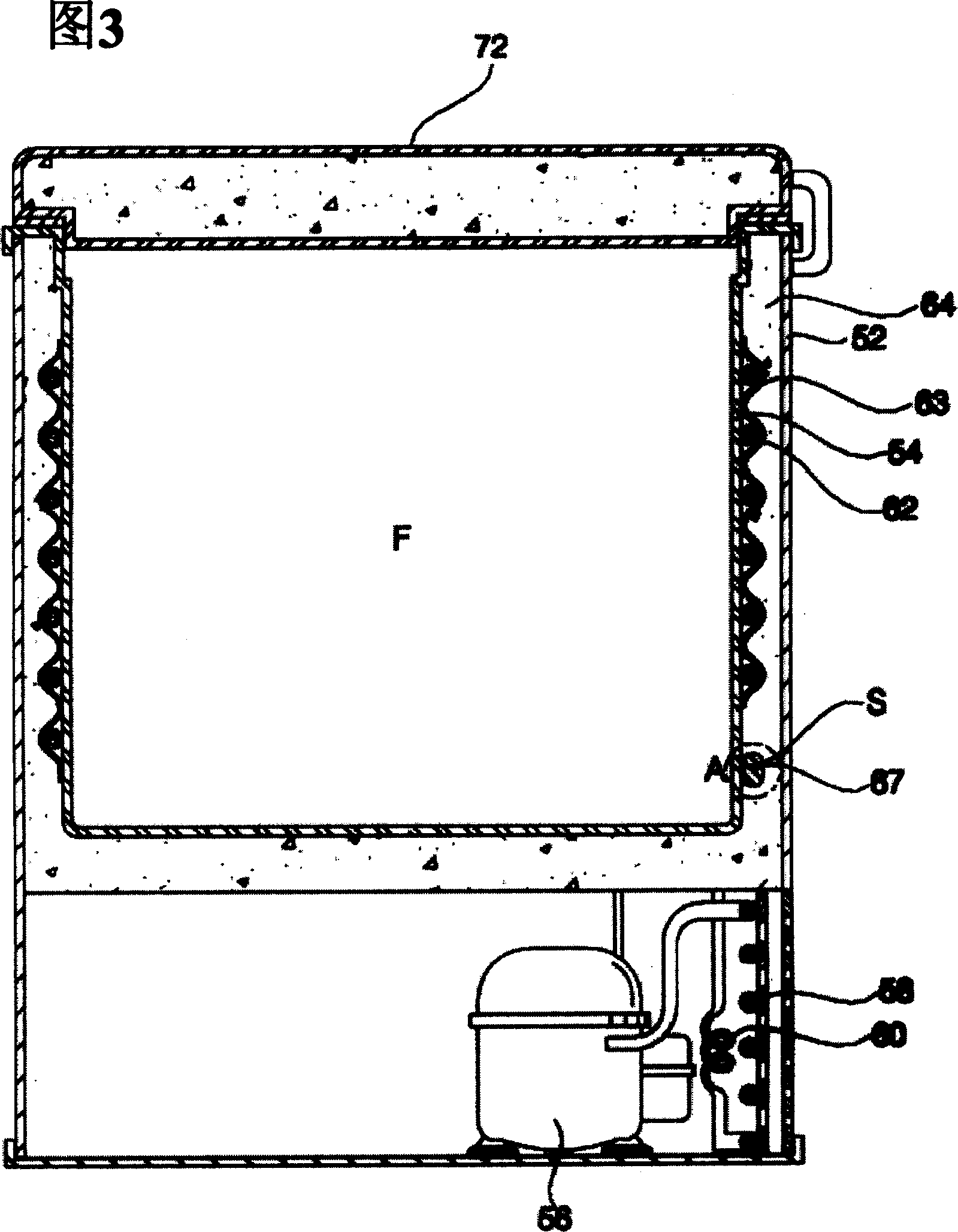 Installing method for refrigerator and its temperature sensor