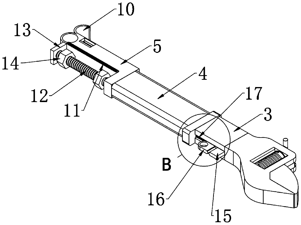Integrated movable spanner structure for electrical overhaul