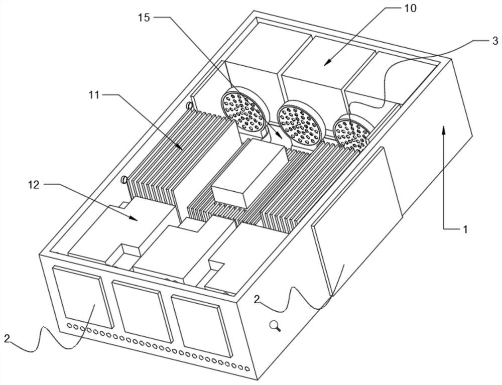 Database bearing device for data quality processing