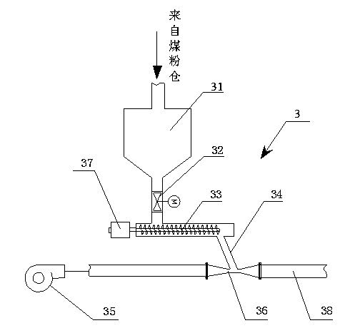 Micro-oil ignition system and method applicable to W-type flame boiler