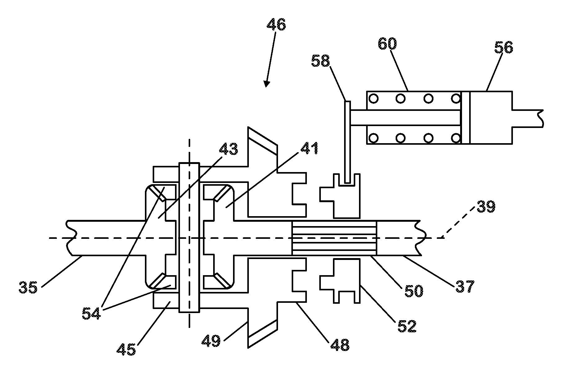 Automated differential lock