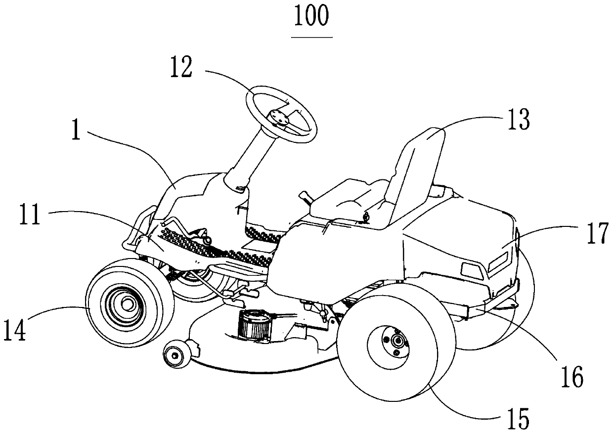 Mower and battery pack assembly thereof