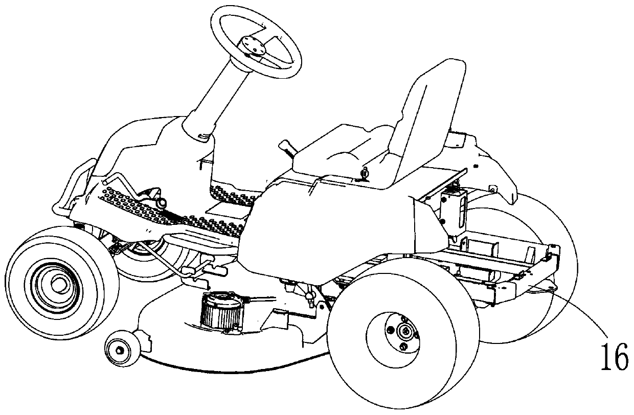 Mower and battery pack assembly thereof