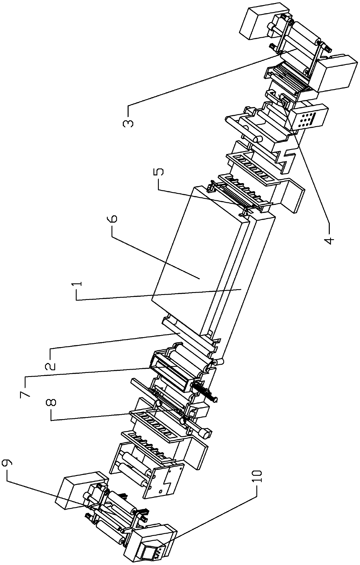 Automatic composite film processing machine