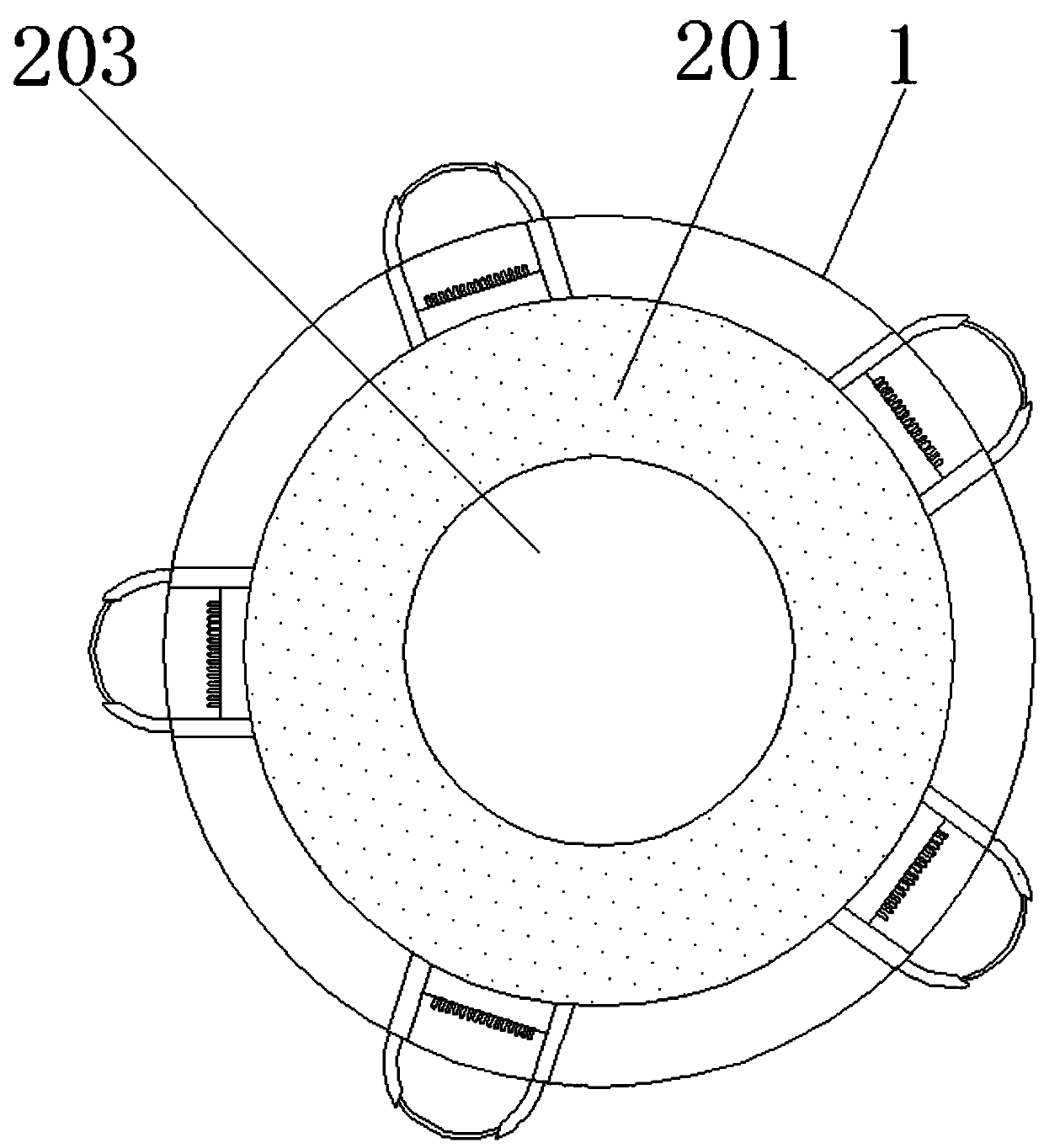 Pressure reducer for racing heart