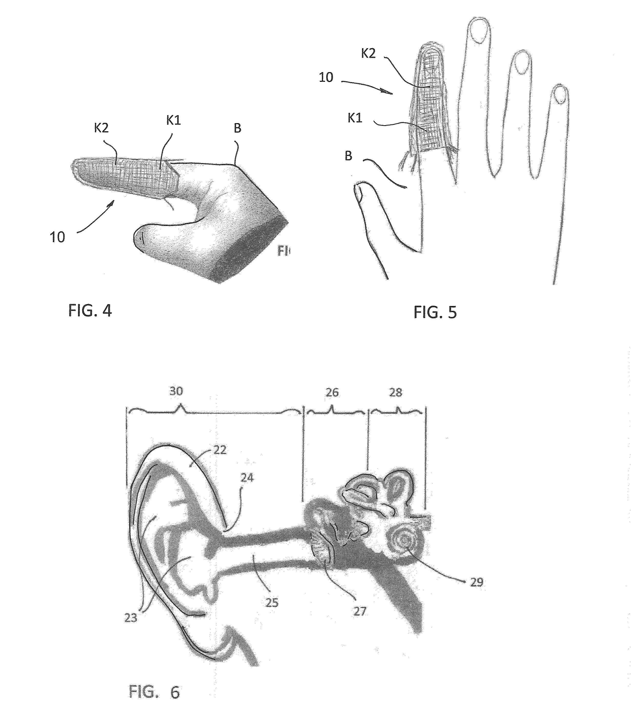 Latex-Free Finger Gauze Device For Cleaning And Drying The Ears