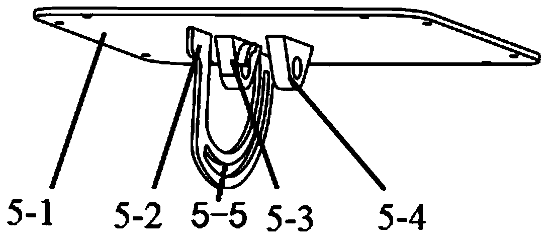 Vehicle-mounted reinforced notebook computer fixing device