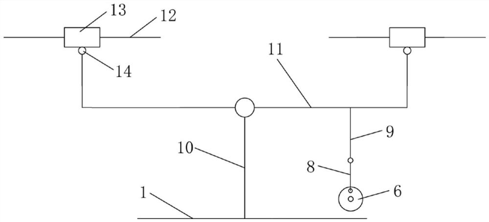 Single-layer four-rotor aircraft