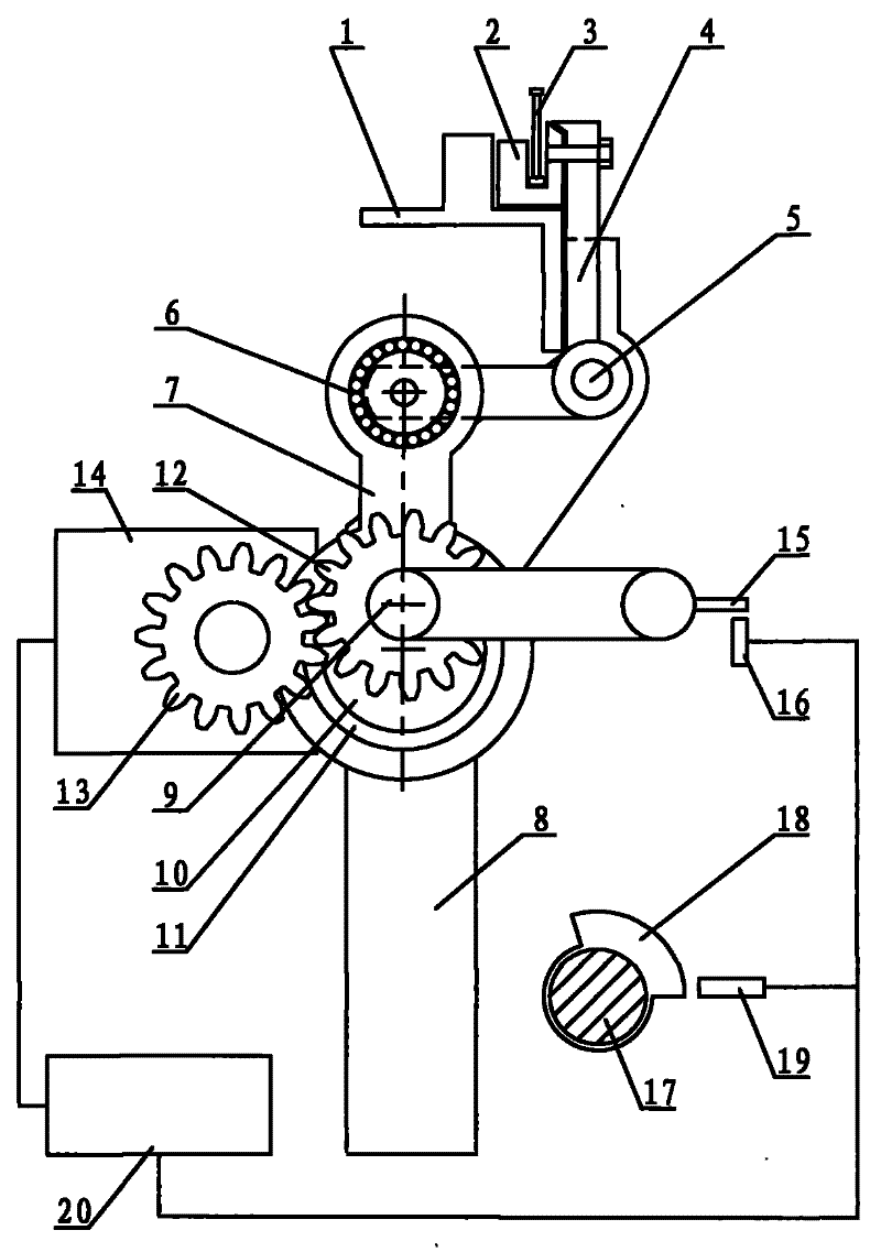 Numerical control fly reed mechanism of towel machine