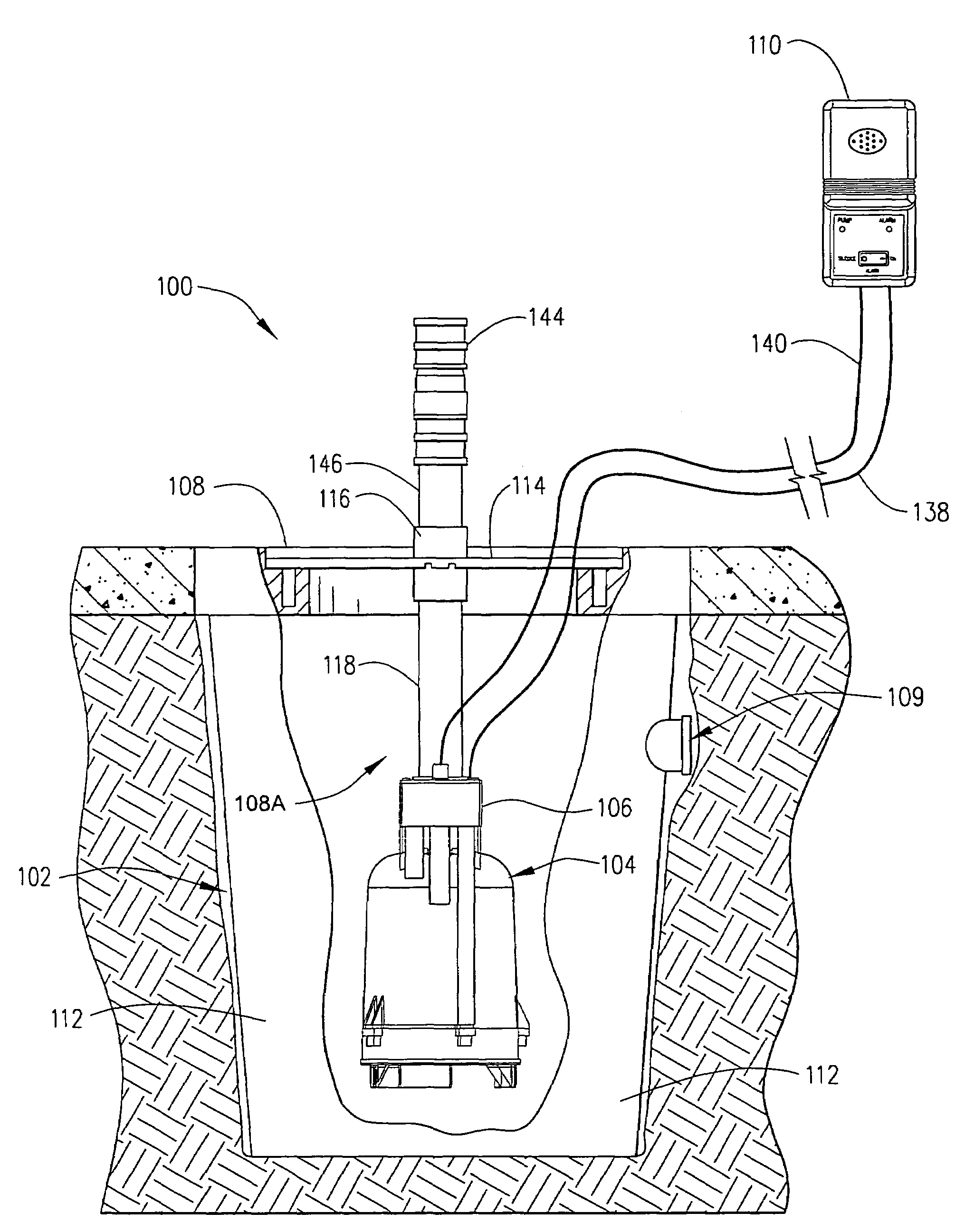 Automatic liquid collection and disposal assembly