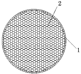 Metal shielding net