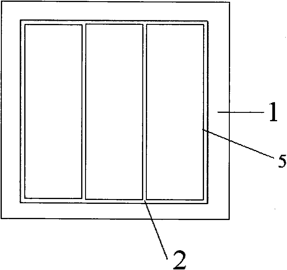 Dye-sensitized solar battery with sealing structure and preparation method thereof