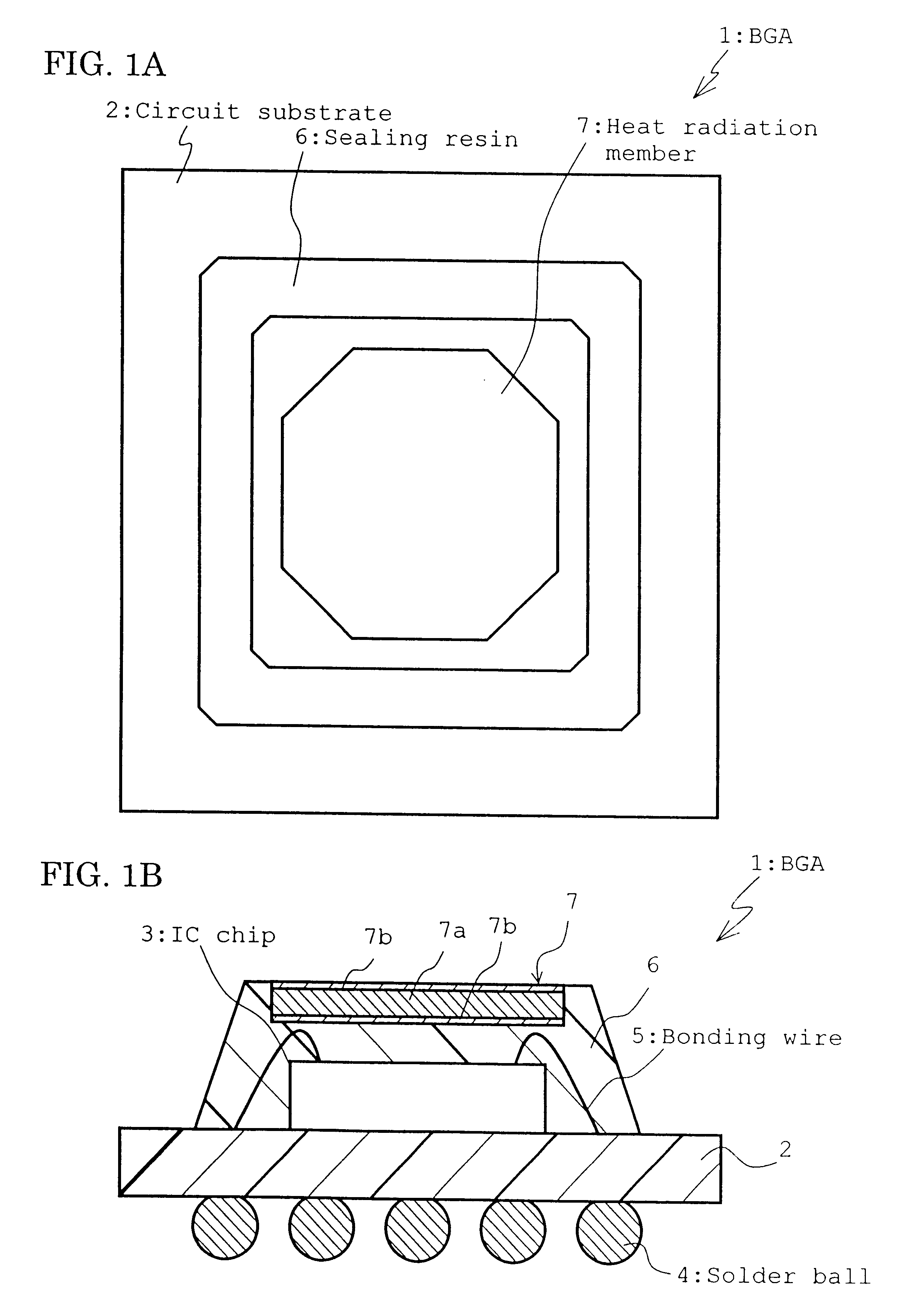 Resin sealed semiconductor device utilizing a clad material heat sink