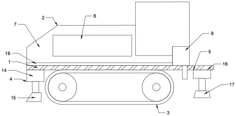 Multifunctional asphalt laying machine for highway engineering